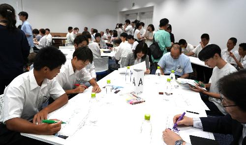 未来へのメッセージの記入