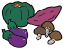色とりどりの野菜のイラスト