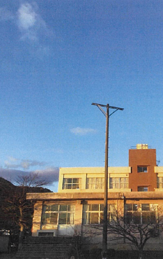 竹原西小学校屋外照明工事2