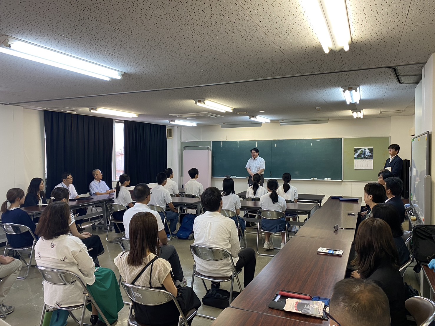 240809_令和6年度竹原市海外派遣研修に係る壮行式