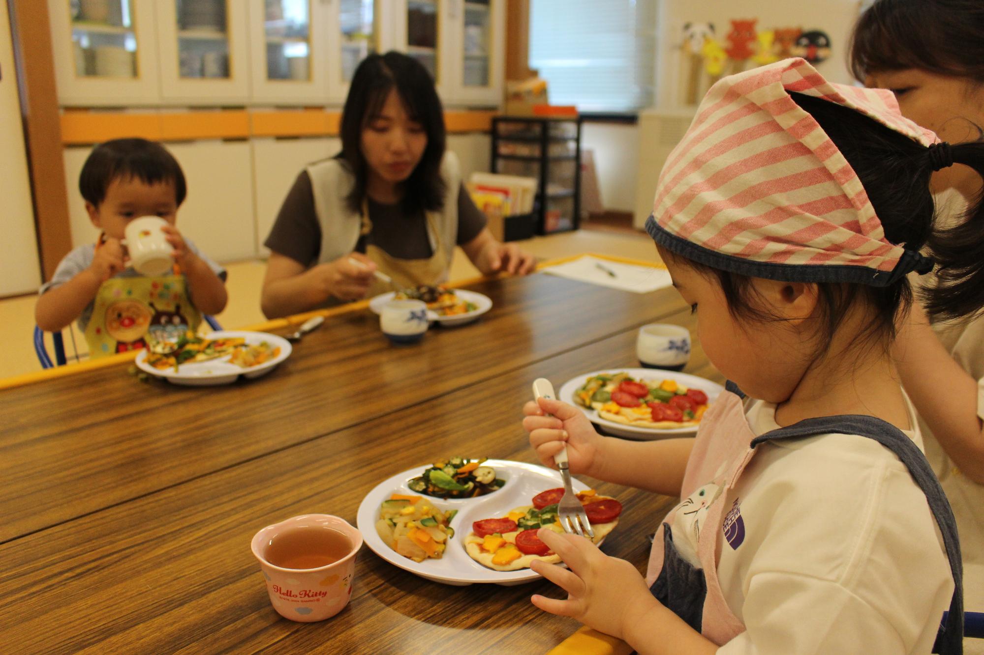 食事の写真