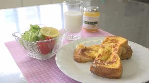 レモン風味のフレンチトースト