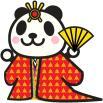 竹原市障害者自立支援協議会マスコットキャラクターかぐやパンダのイラスト