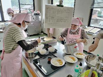 調理の様子