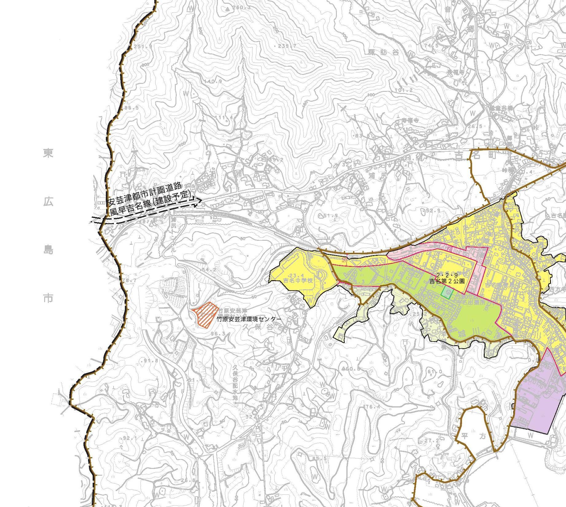 都市計画図d07の地図画像