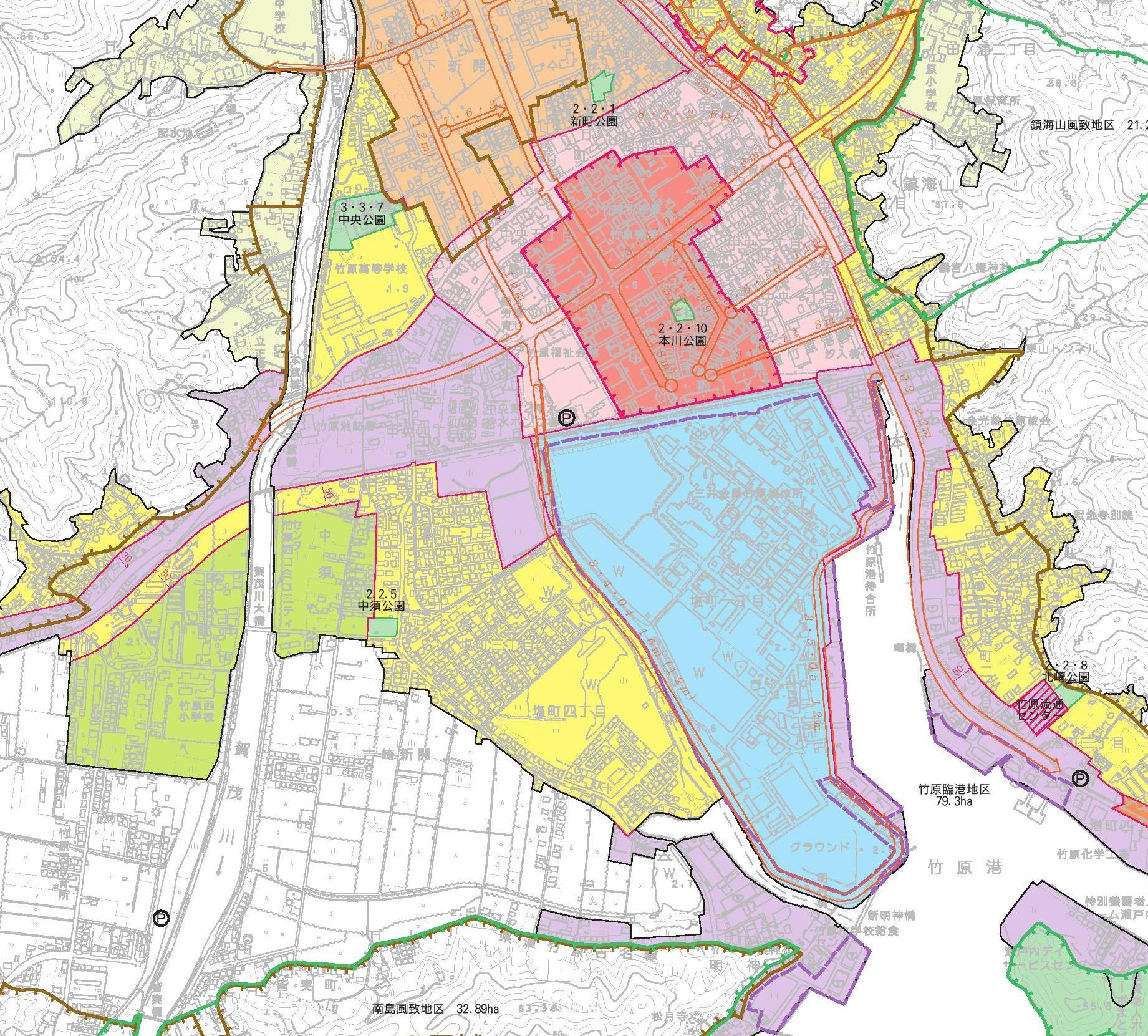 都市計画図f06の地図画像