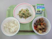 高野豆腐と野菜のうま煮とわけぎのごまマヨネーズ