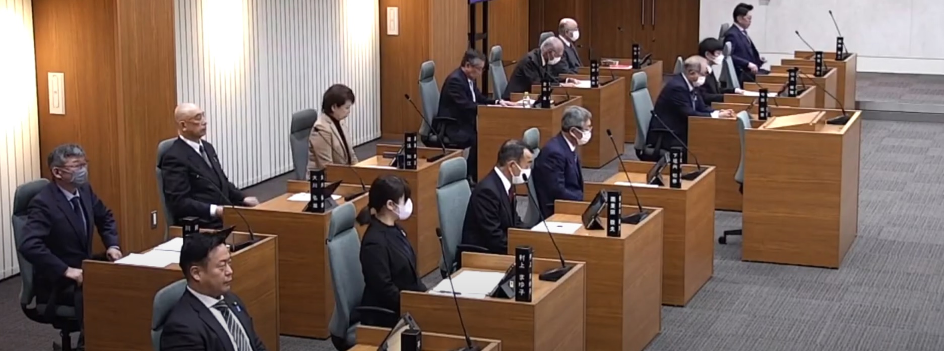 議場の様子