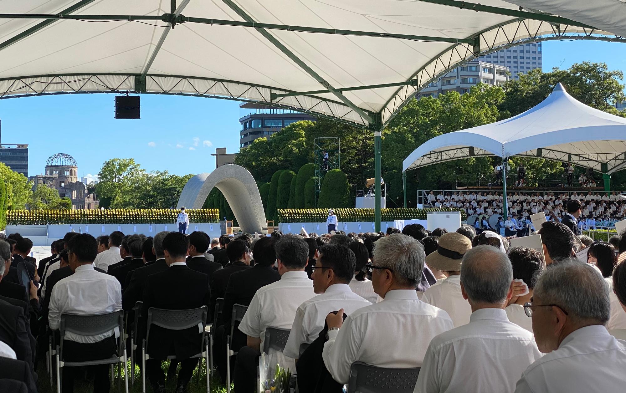 230806_広島市原爆死没者慰霊式並びに平和記念式典
